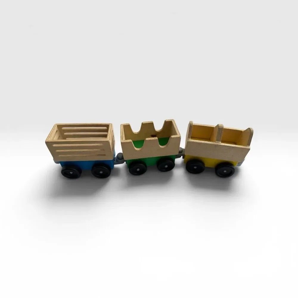 Melissa & Doug Wooden Train Set